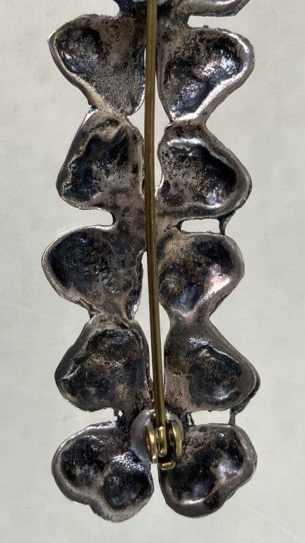 Sterling Silver Brooches Including Taxco - 7