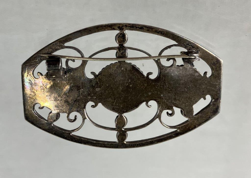 Vintage Sterling Silver Brooch - 3