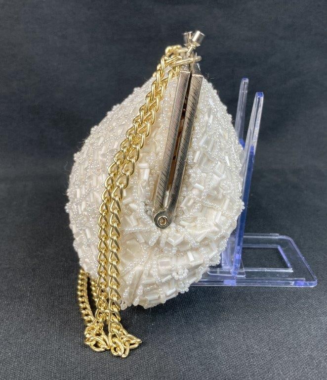 Vintage Walborg Beaded Evening Bag - 5