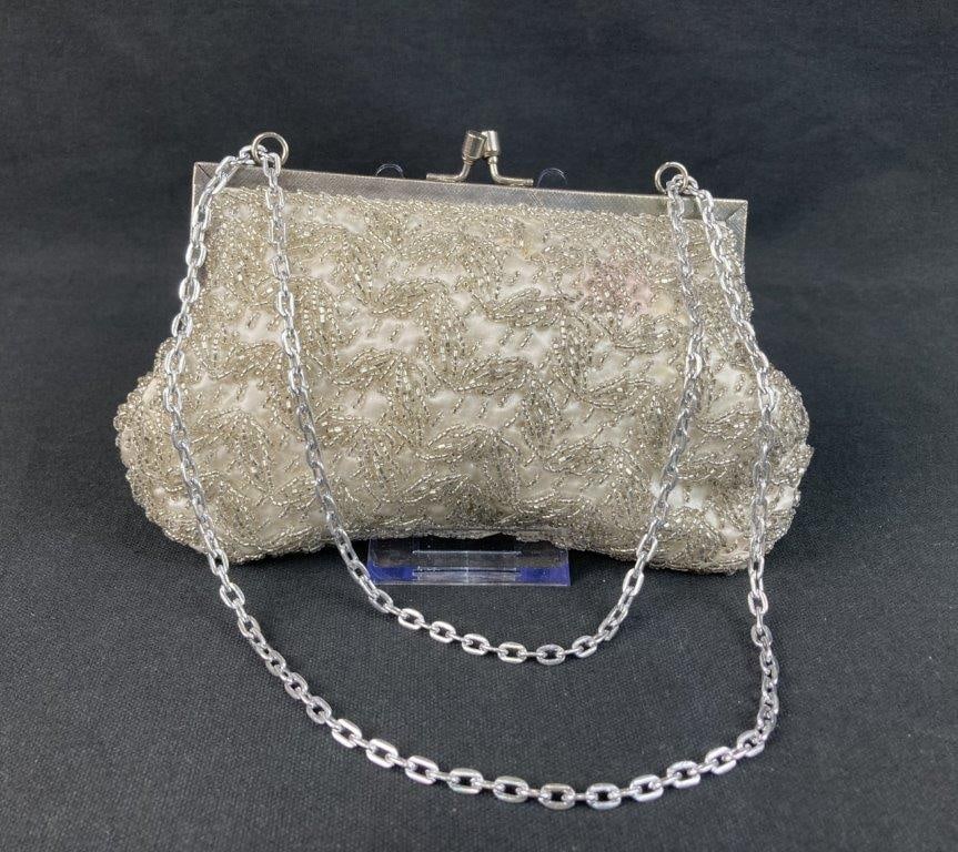 Vintage Beaded Evening Bag - 4