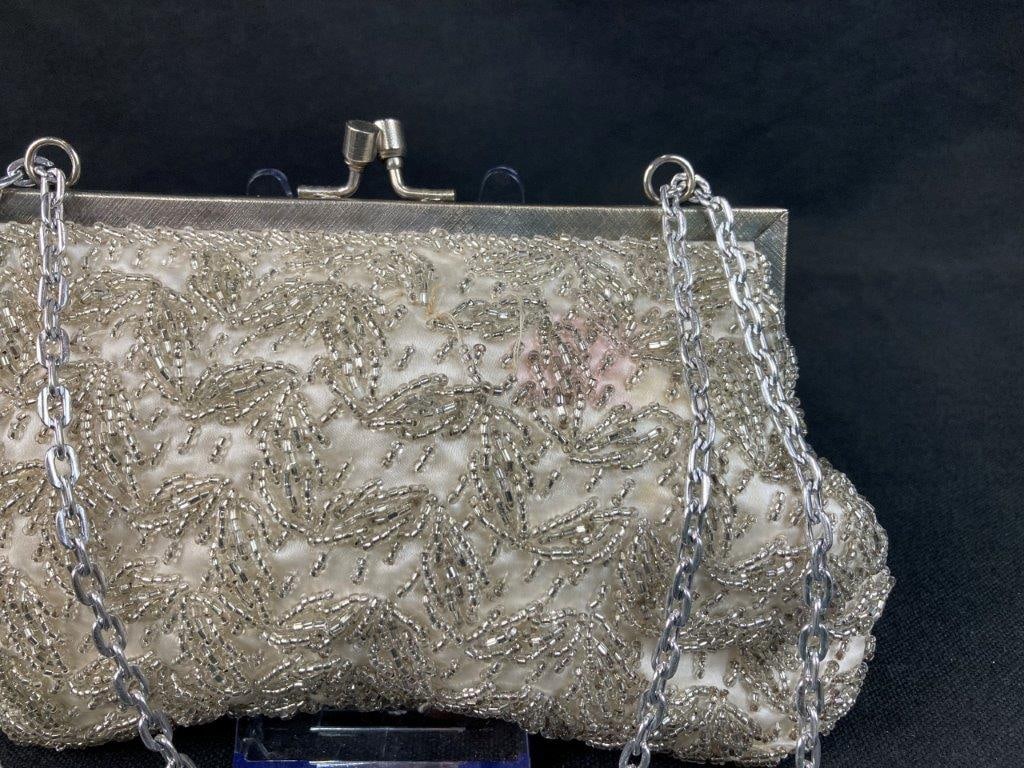 Vintage Beaded Evening Bag - 5