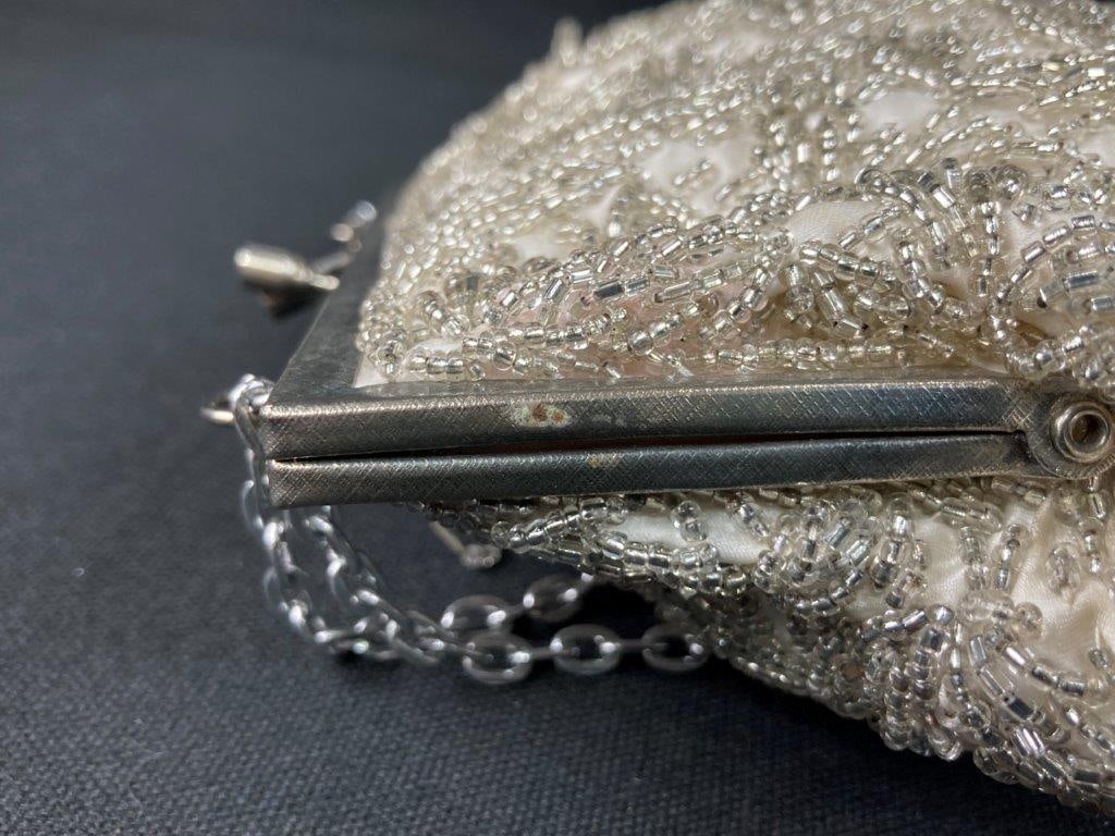 Vintage Beaded Evening Bag - 7