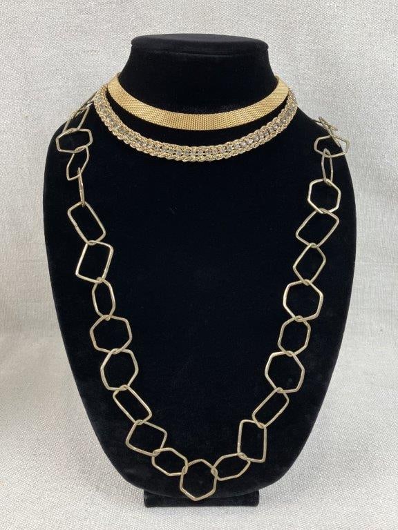 Gold-Tone Necklace Assortment Including Monet - 2