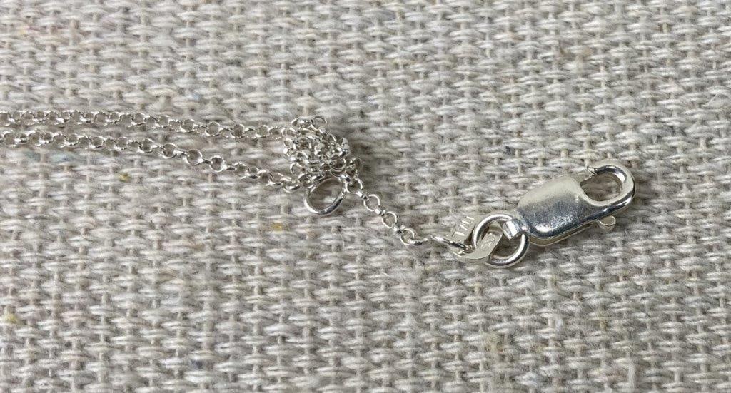 Sterling Silver Necklace and Malachite Pendant Pairing - 3