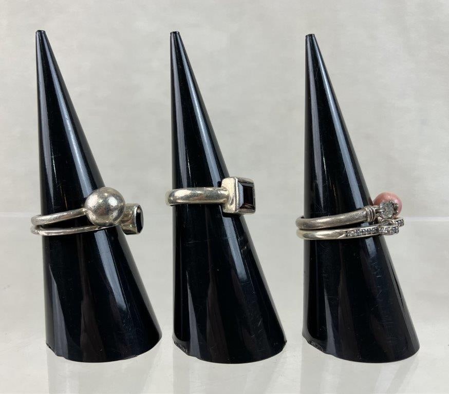 Sterling Silver Rings Including Avon and Pandora - 4