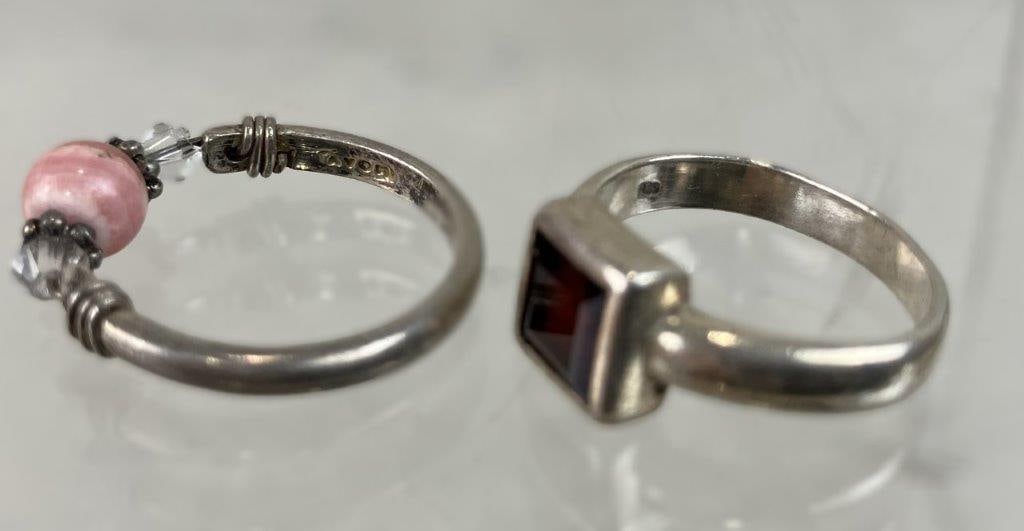 Sterling Silver Rings Including Avon and Pandora - 5