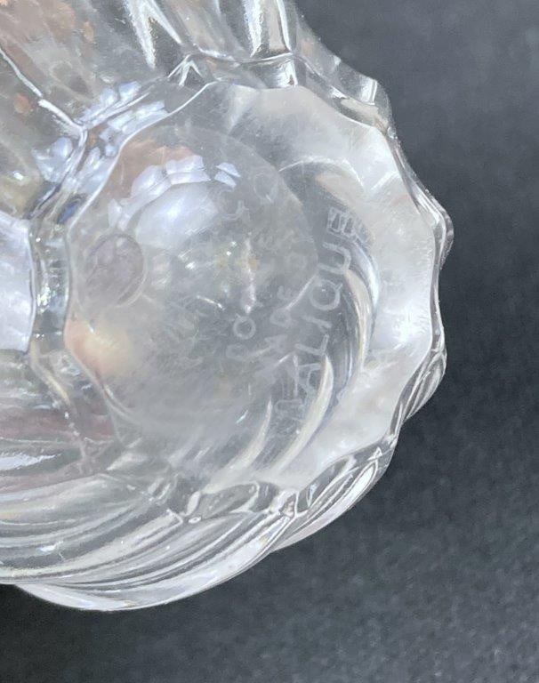 Lalique Art Glass Dove Perfume Bottle - 7