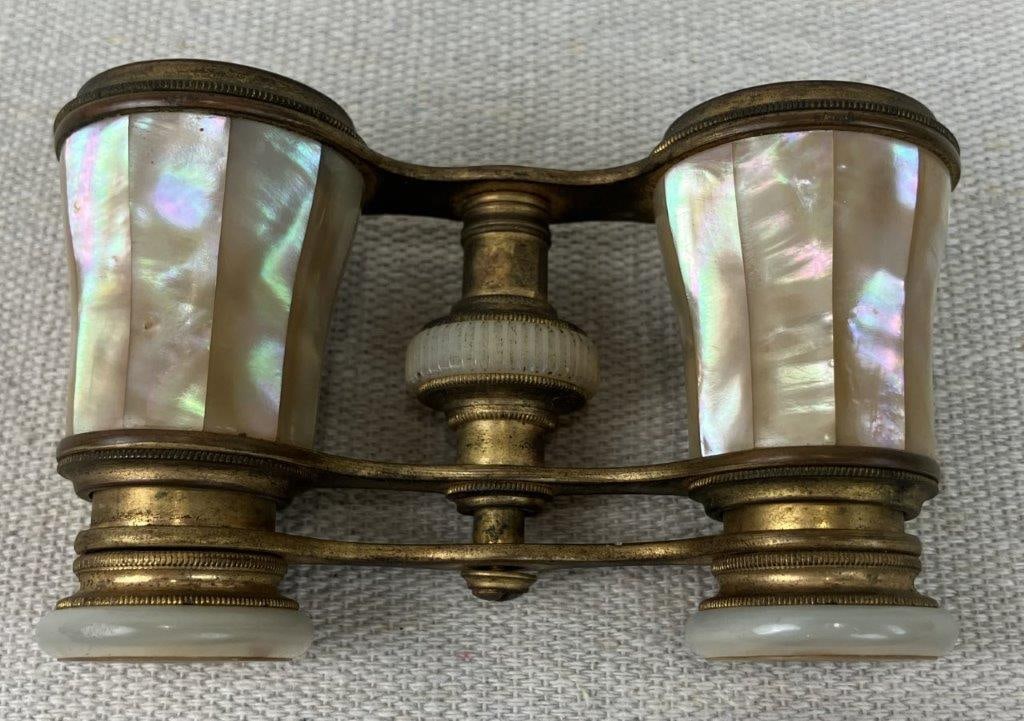 19th Century Mother-of-Pearl Inlay Opera Glasses - 7