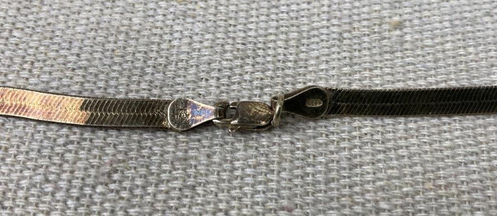 Sterling Silver Snake Chain - 4