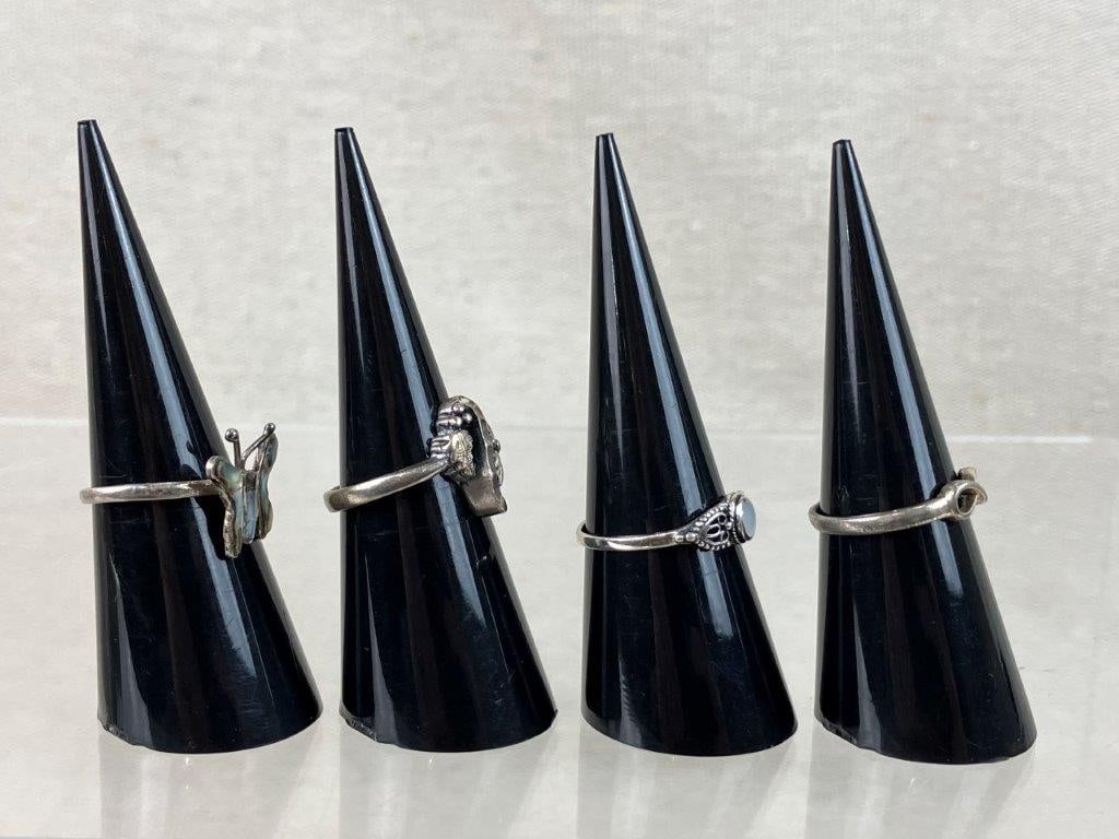 Sterling Silver Rings - 3