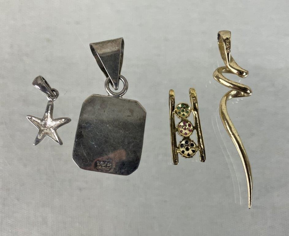 Sterling Silver Pendants - 2