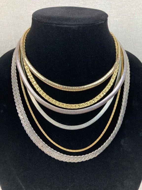 Sterling Silver and 14K GF Necklaces with Costume Necklaces - 2