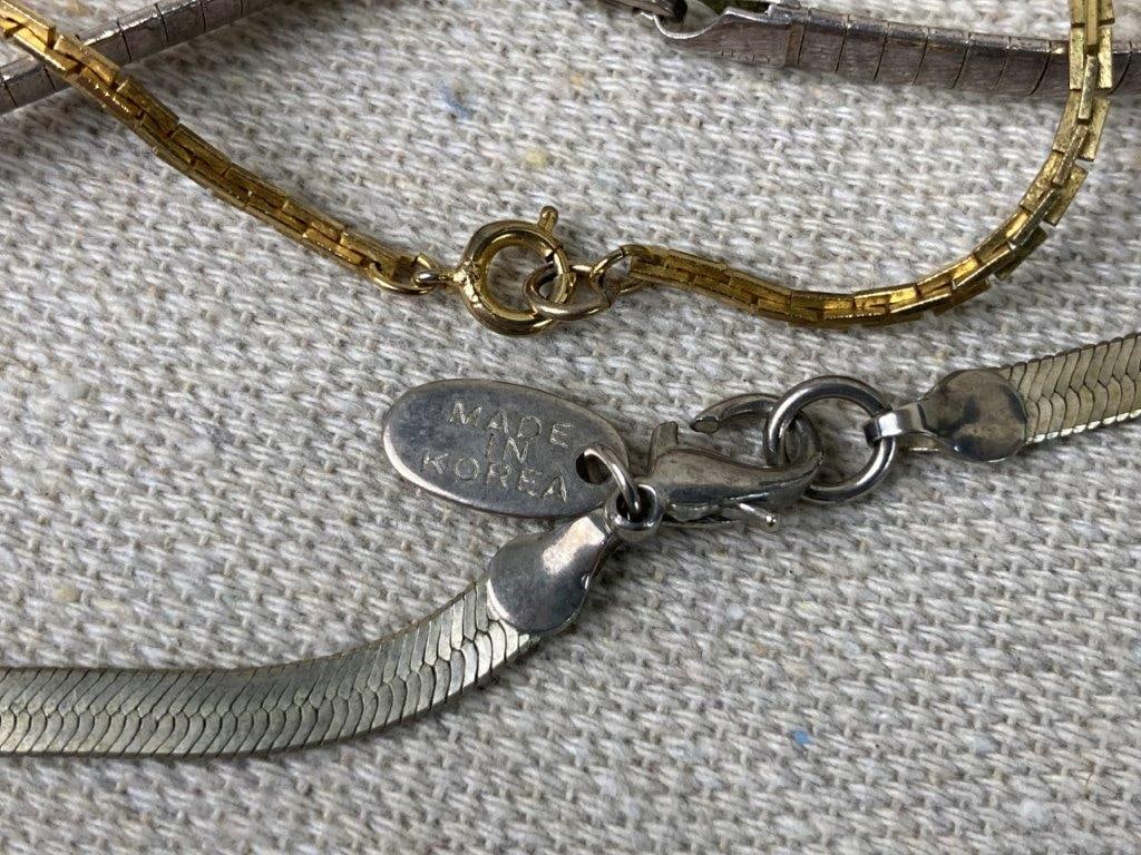 Sterling Silver and 14K GF Necklaces with Costume Necklaces - 3