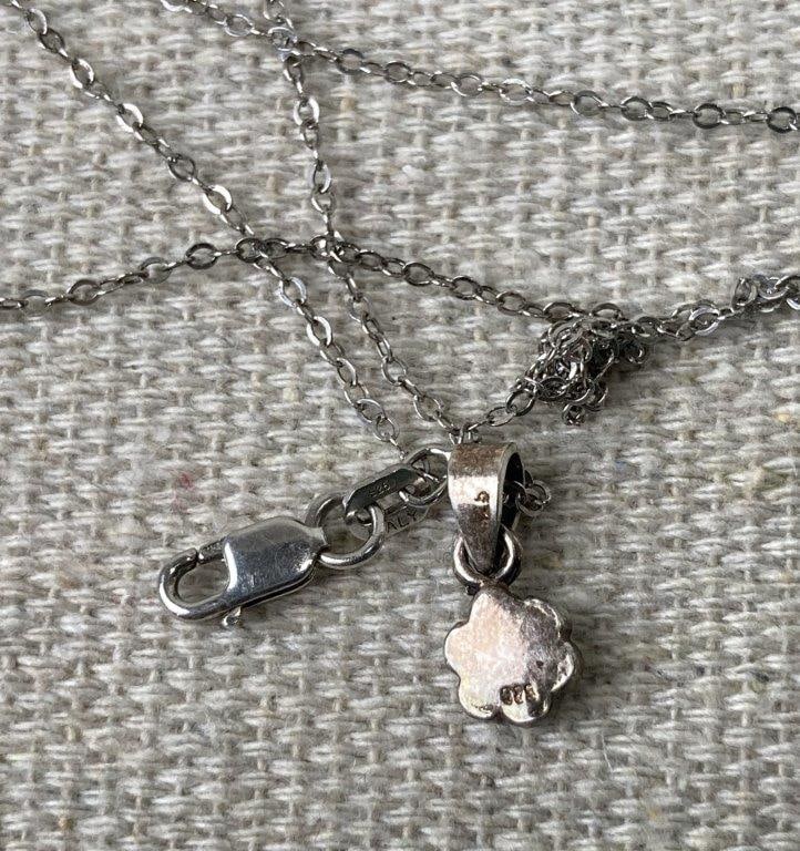 Two Sterling Silver Necklaces - 5