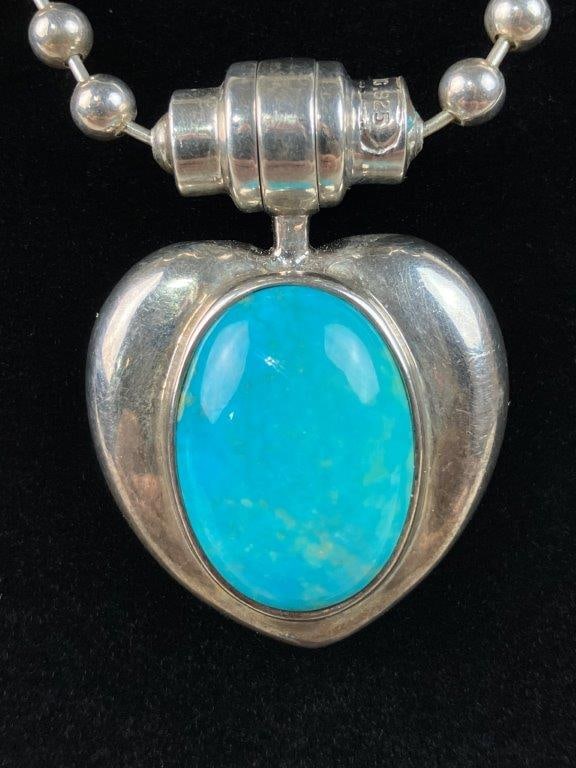 Joseph Esposito Sterling Silver Necklace and Earrings - 2