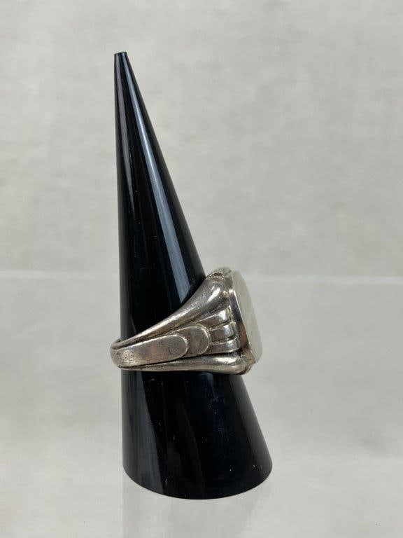 Sterling Silver Signet Ring - 3