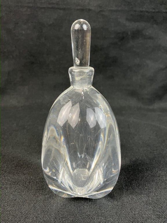 Orrefors Mermaid Art Glass Perfume Bottle - 3