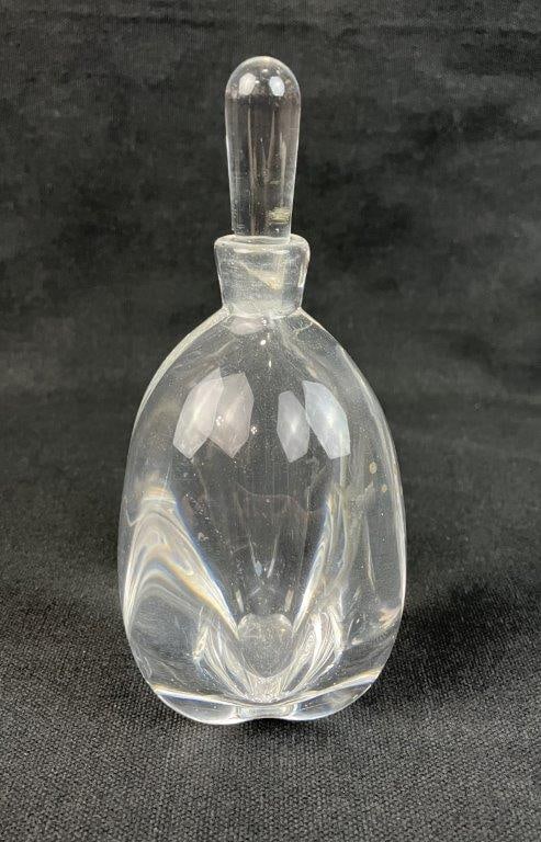 Orrefors Mermaid Art Glass Perfume Bottle - 5