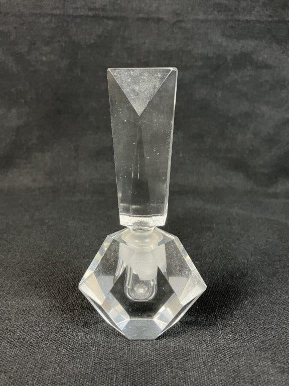 Art Deco Art Glass Perfume Bottle - 2