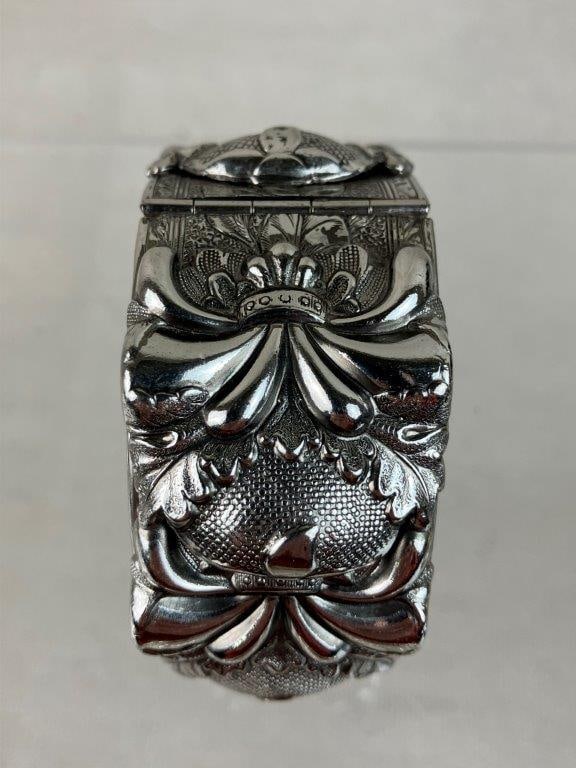 Four Silvertone Bangle Bracelets - 3