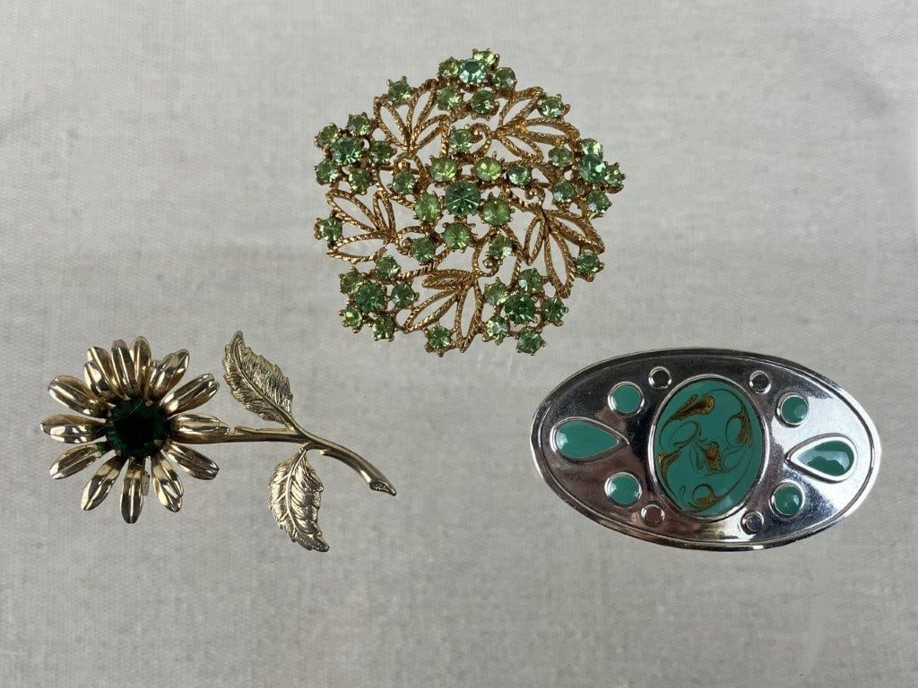 Gold Tone Costume Jewelry Assortment - 10