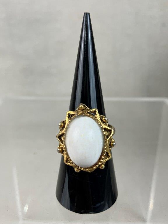 Assortment of White and Gold Tone Costume Jewelry Including Monet and Napier - 5