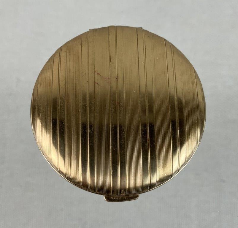 Two Gold Tone Makeup Compacts Including Merle Norman - 7
