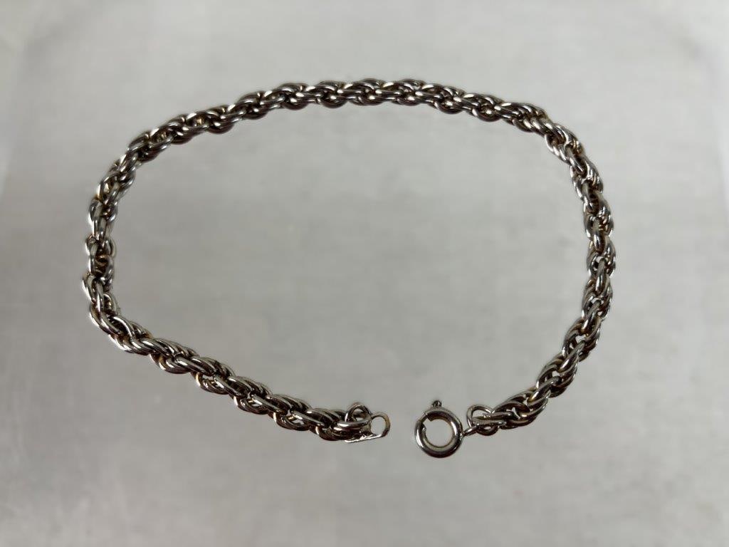 Assortment of Silver-tone Necklaces and Bracelet - 4