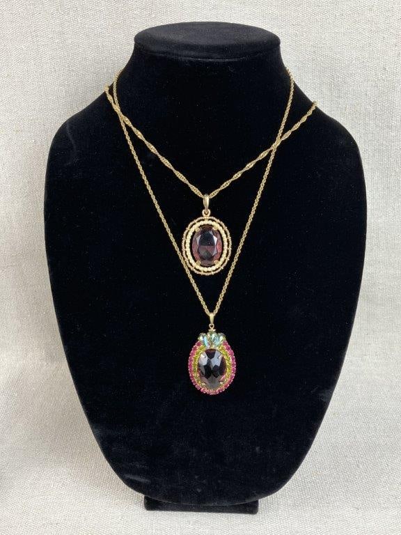 Collection of Purple and Pink Gemstone Jewelry - 2