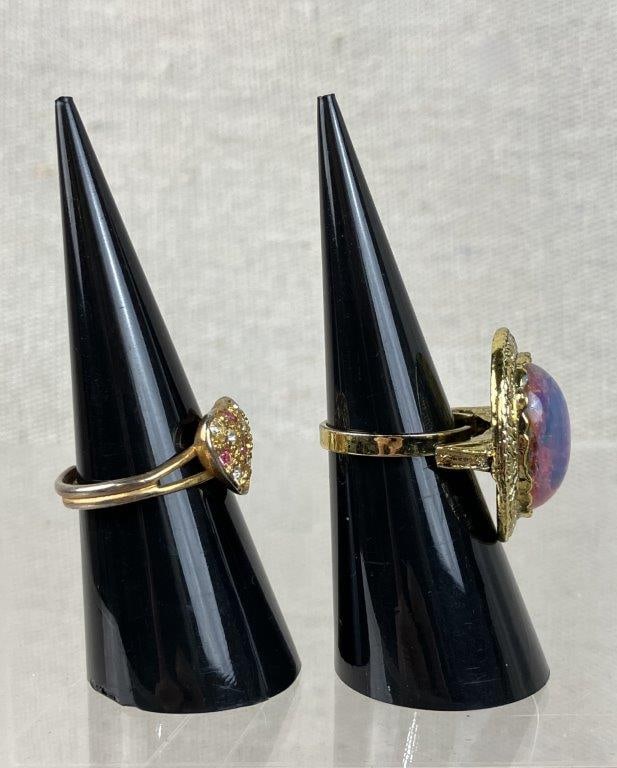 Collection of Purple and Pink Gemstone Jewelry - 8