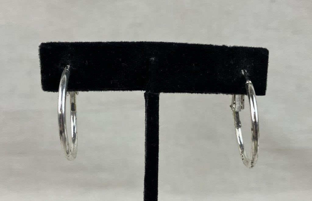 Collection of Gold and Silver-Tone Earrings and Brooches - 5