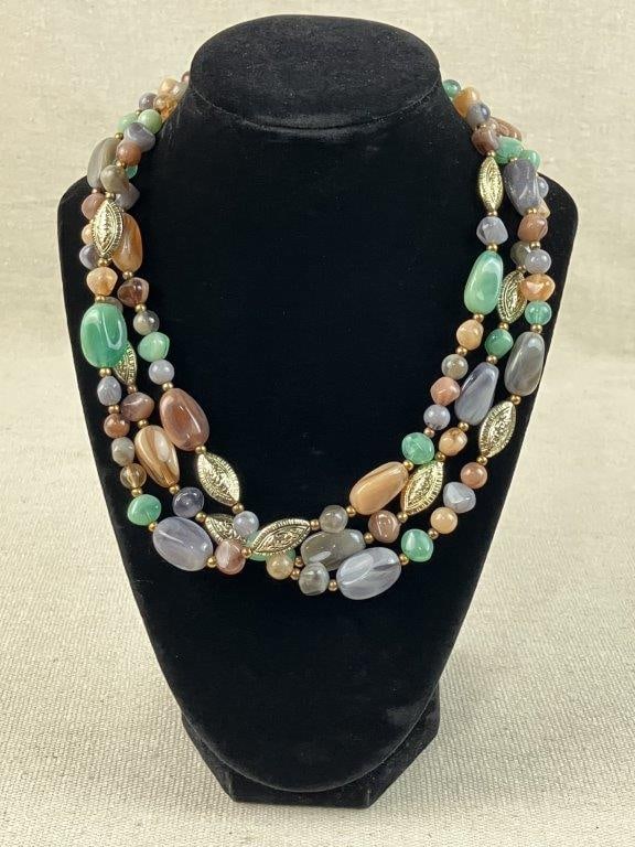 Earth and Gold-tone Jewelry Assortment - 17