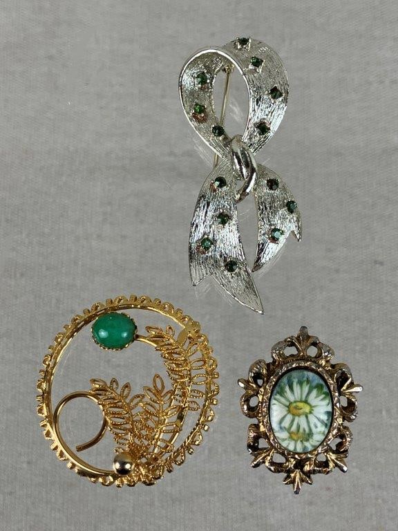 Costume Jewelry Assortment Including Monet, Sarah Coventry, and Napier - 13