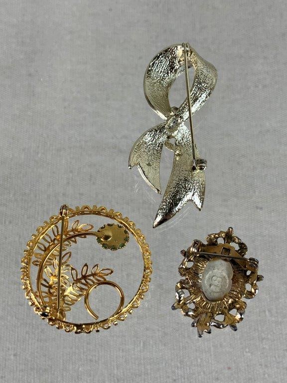 Costume Jewelry Assortment Including Monet, Sarah Coventry, and Napier - 14