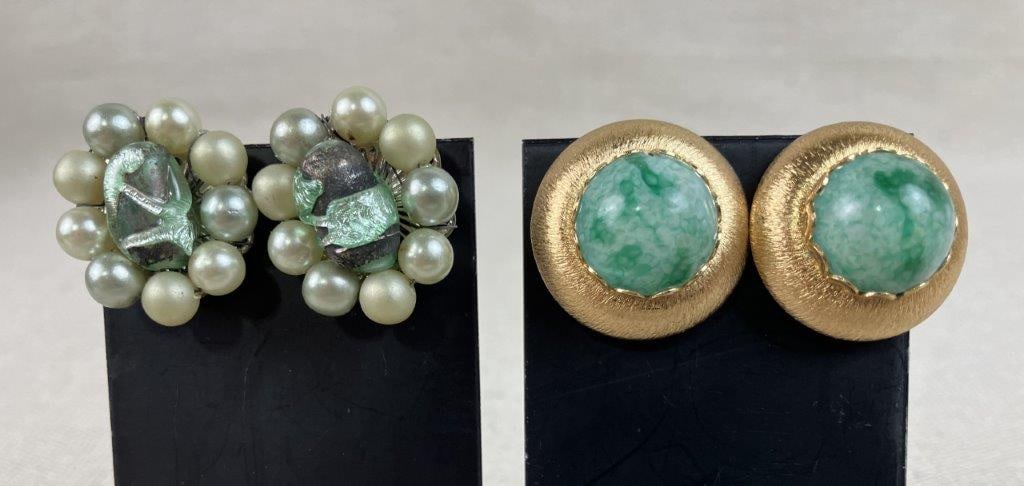 Costume Jewelry Assortment Including Monet, Sarah Coventry, and Napier - 2