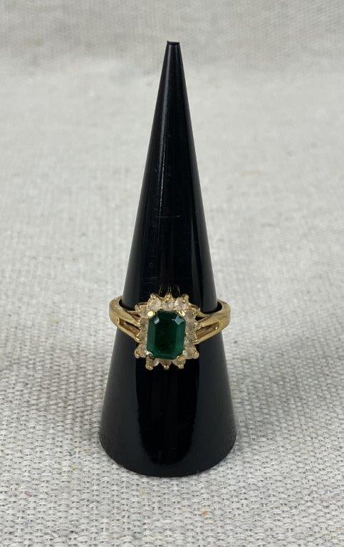 Green and Gold-toned Jewelry Assortment Including Hobe - 15