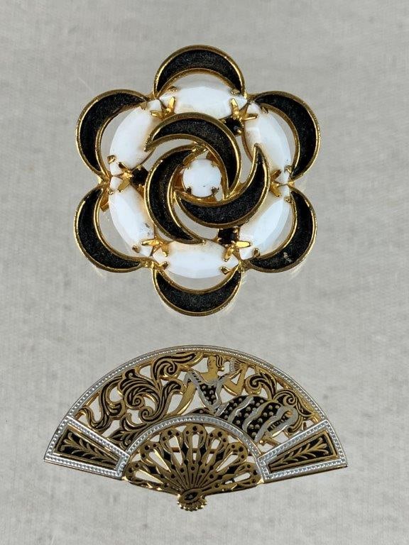 Assortment of Gold and Dark-tone Jewelry - 9