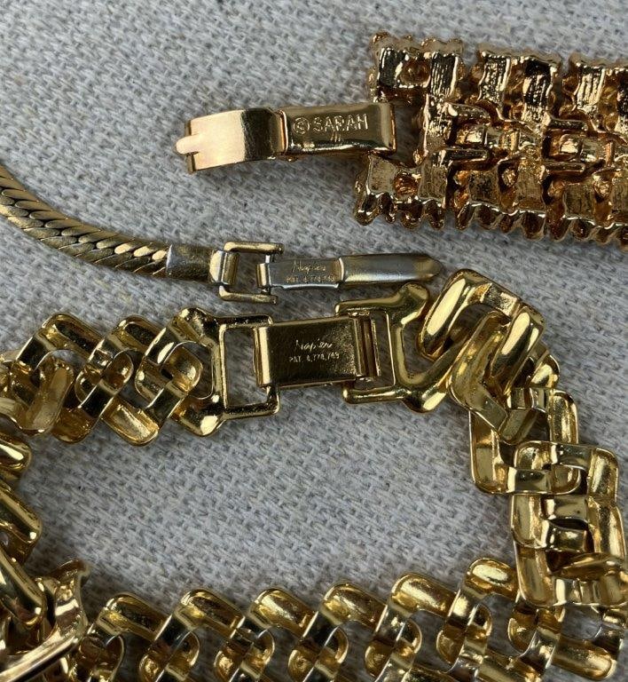 Gold Tone Jewelry Assortment Including Florenza - 3