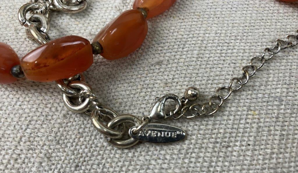 Assortment of Coral Toned Jewelry Including Trifari and Coro - 3