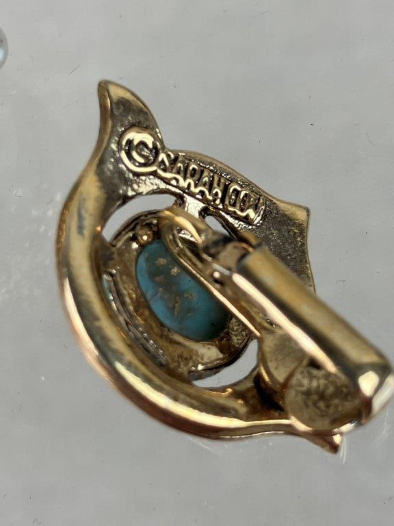 Sarah Coventry Pin and Clip-On Earrings, 1960s - 5