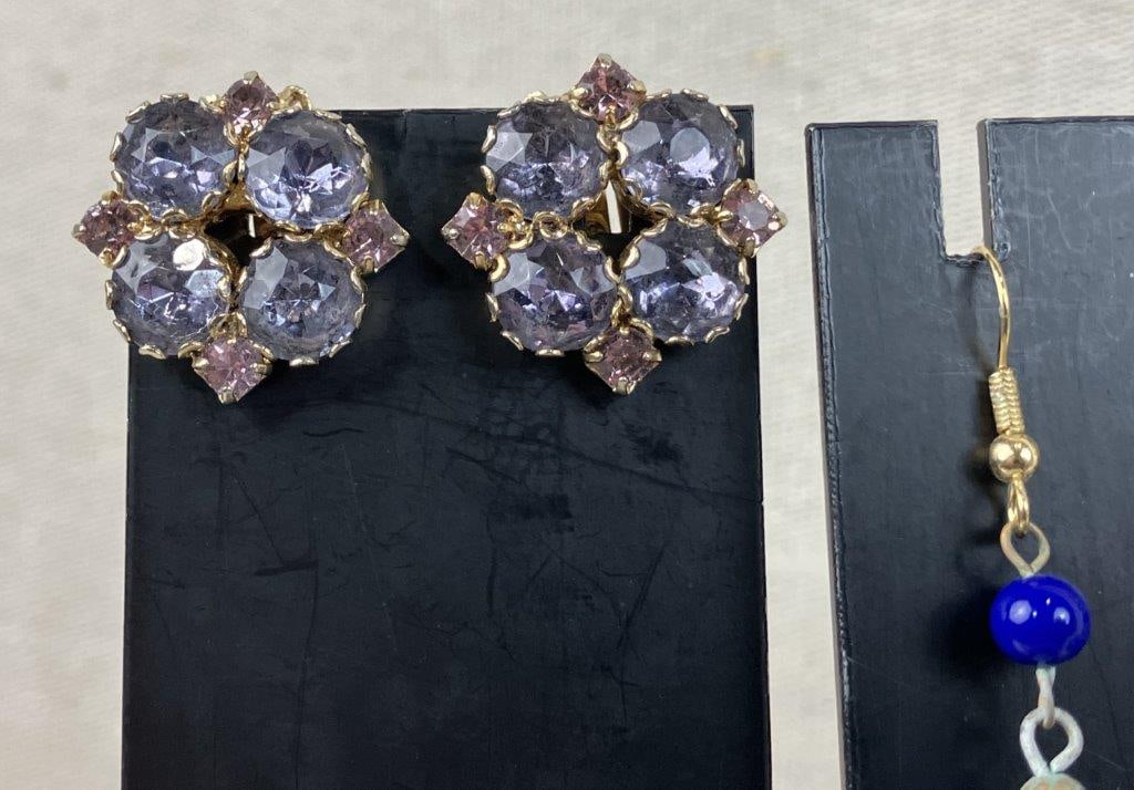 Purple Themed Costume Jewelry Assortment Including Sarah Coventry - 11