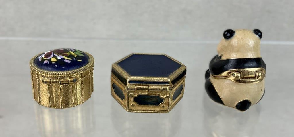 Vintage Estee Lauder Enamel Perfume Compacts - 10