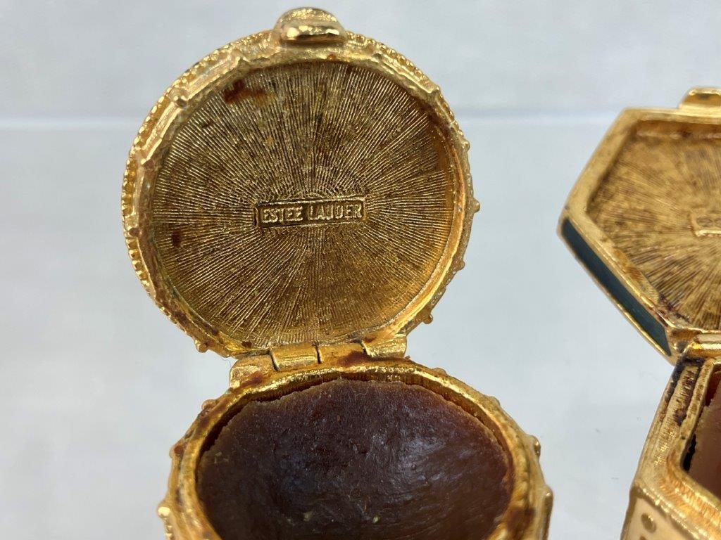 Vintage Estee Lauder Enamel Perfume Compacts - 12
