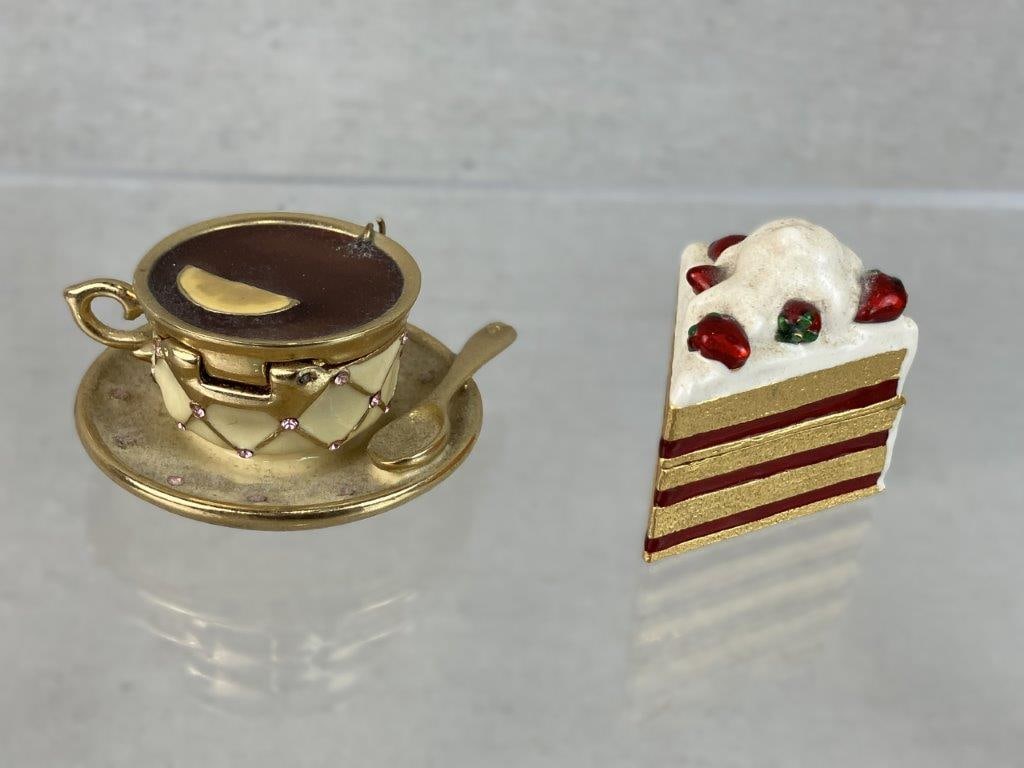 Vintage Estee Lauder Enamel Perfume Compacts - 3