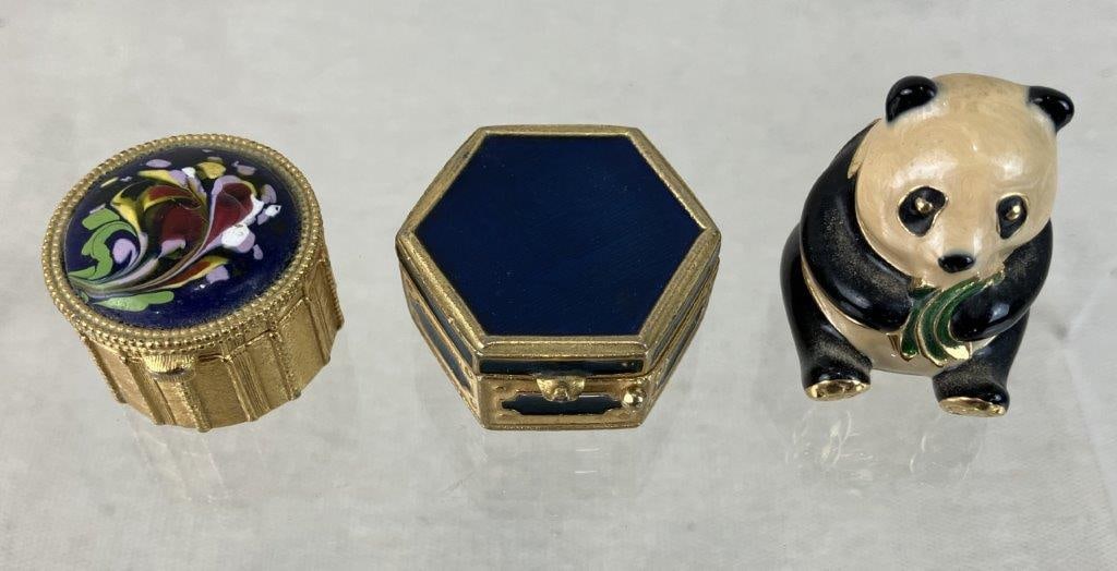 Vintage Estee Lauder Enamel Perfume Compacts - 9