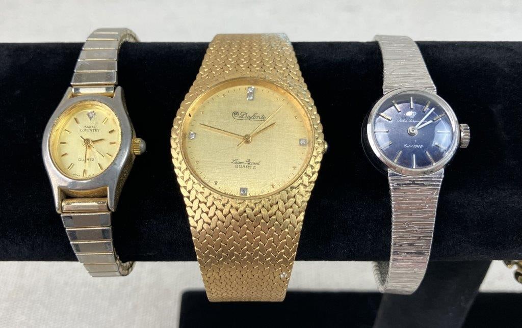 Assorted Luxury Wristwatches Including Jules Jurgensen and Dufonte - 3