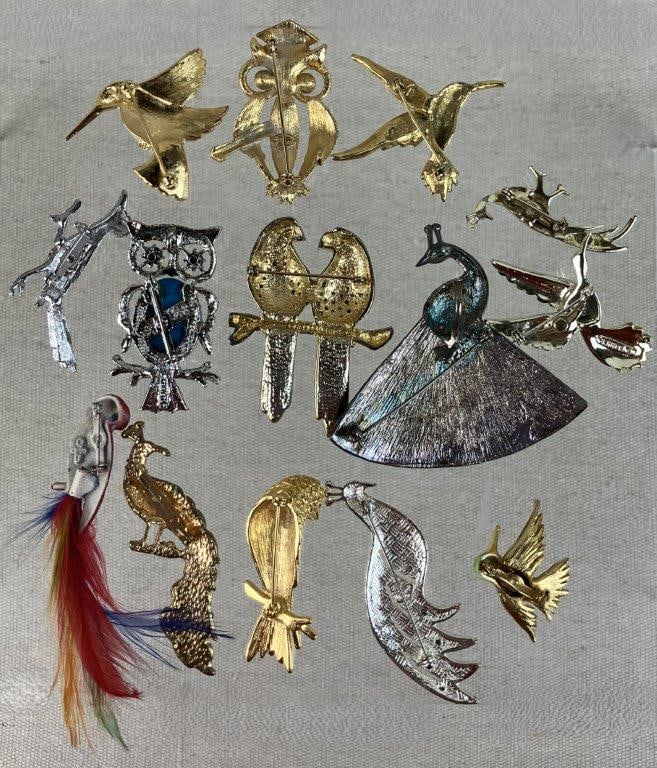 Collection of Bird Brooches - 5