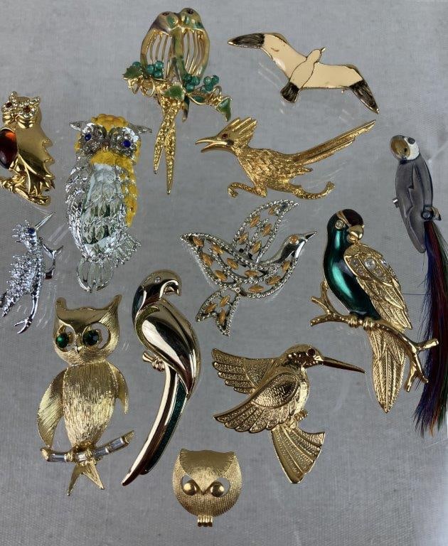 Collection of Bird Brooches - 3