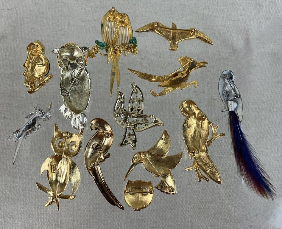 Collection of Bird Brooches - 5