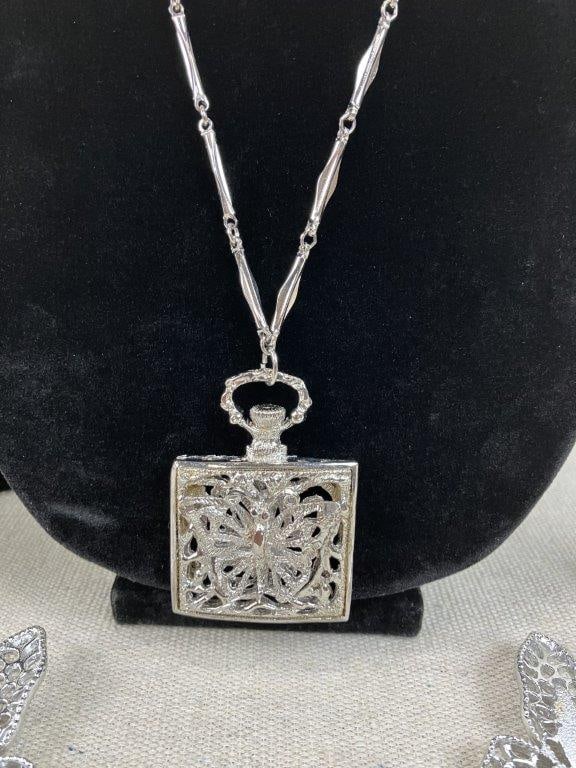 Assortment of Silver-tone Jewelry Including Sarah Coventry - 2